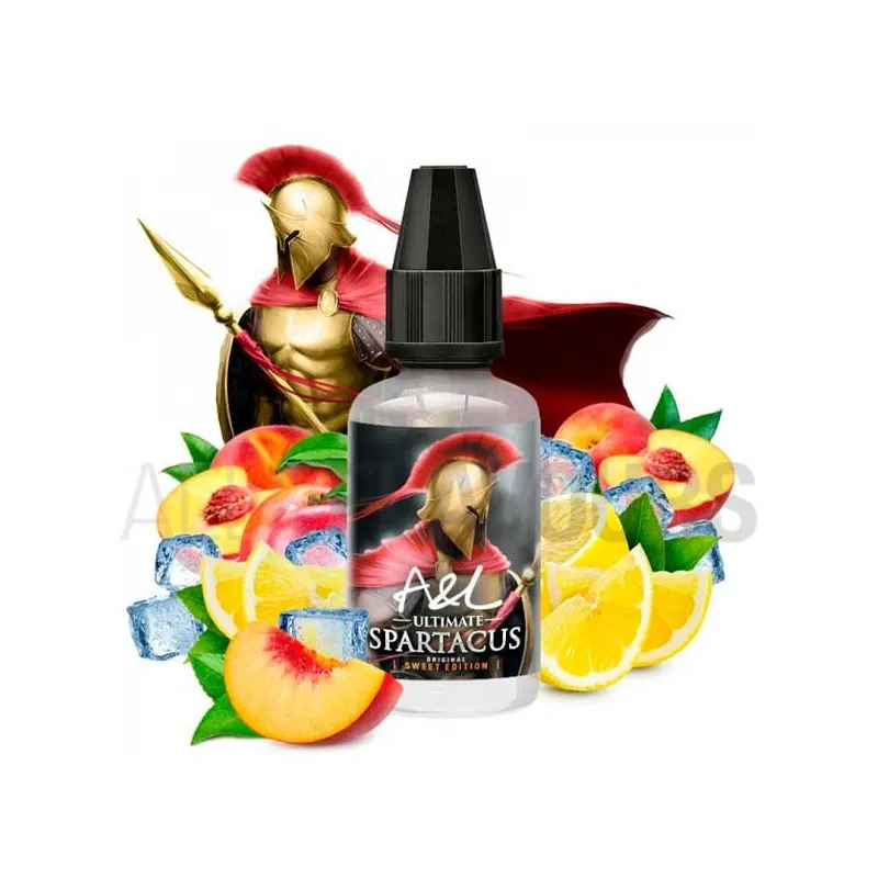 aroma vapeo sin nicotina spartacus sweet 30 ml marca A&L sabor frutal fresco aroma vapeo sin nicotina spartacus sweet 30 ml marca A&L sabor frutal fresco