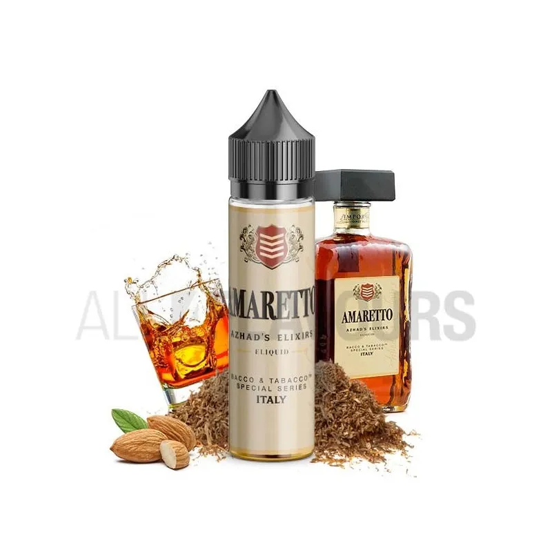 Extracto orgánico tabaco sin nicotina Elixirs Bacco&Tabacco Amaretto 20 ml Azhads elixir sabor a tabaco Extracto orgánico tabaco sin nicotina Elixirs Bacco&Tabacco Amaretto 20 ml Azhads elixir sabor a tabaco