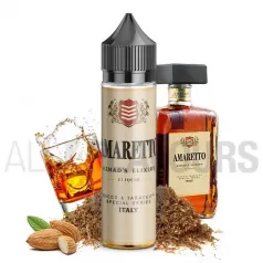 Extracto orgánico tabaco sin nicotina Elixirs Bacco&Tabacco Amaretto 20 ml Azhads elixir sabor a tabaco