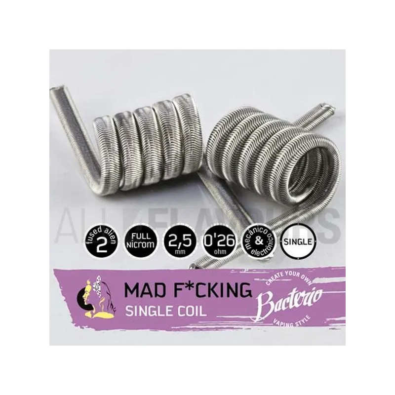 Bacterio Coils Mad F*cking Single Coil 0.26 Ohm