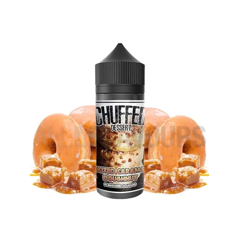 líquido vapeo sin nicotina Salted Caramel Doughnut 100 ml Chuffed Dessert sabor a donut líquido vapeo sin nicotina Salted Caramel Doughnut 100 ml Chuffed Dessert sabor a donut