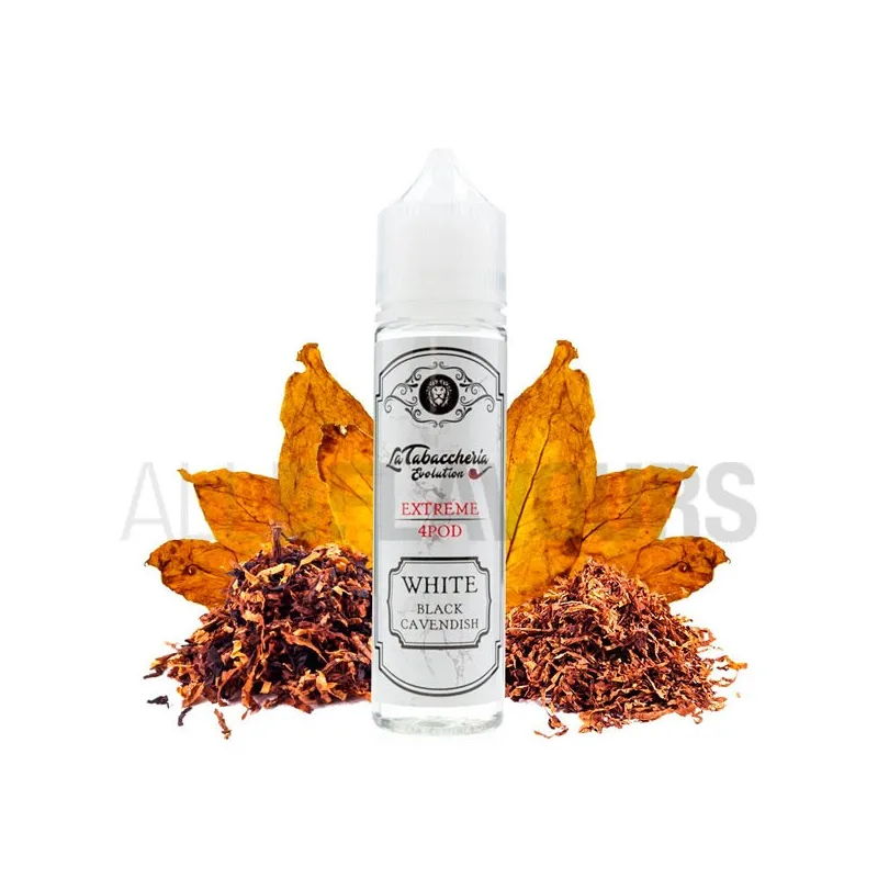 Extracto orgánico tabaco sin nicotina black cavendish white 20 ml pod La Tabaccheria Extracto orgánico tabaco sin nicotina black cavendish white 20 ml pod La Tabaccheria