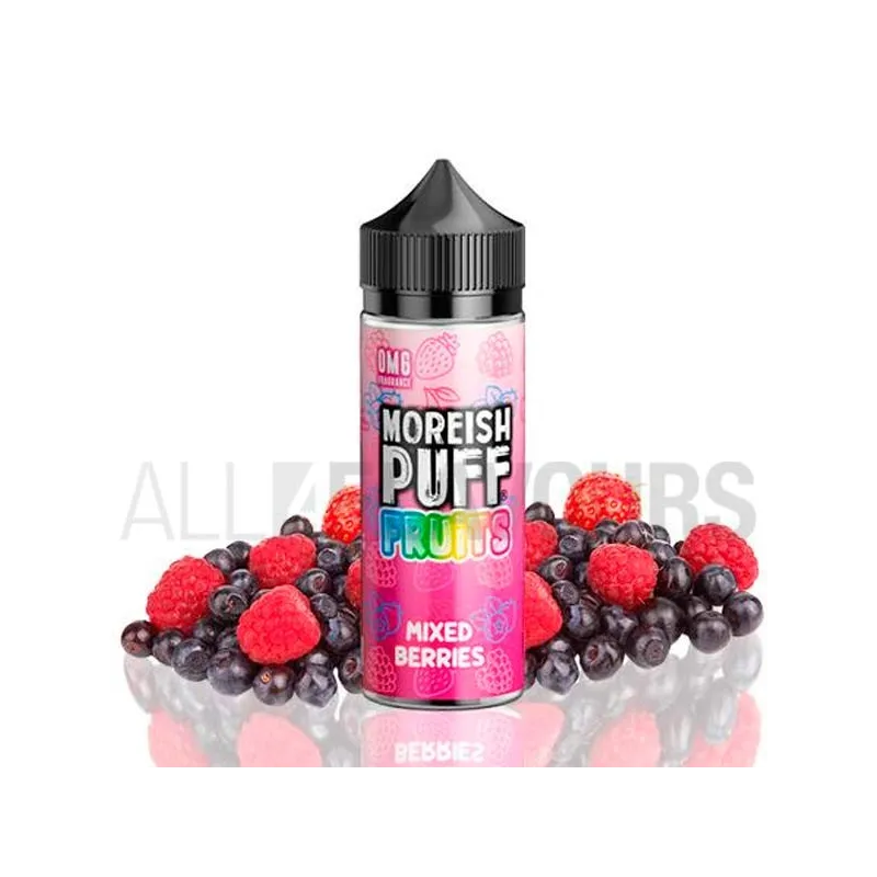 líquido vapeo sin nicotina Mixed Berries 100 ml Moreish Puff líquido vapeo sin nicotina Mixed Berries 100 ml Moreish Puff
