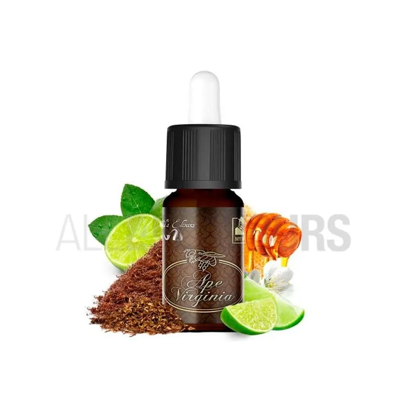 Extracto orgánico tabaco sin nicotina Ape Virginia 10 ml Azhads elixir sabor a tabaco Extracto orgánico tabaco sin nicotina Ape Virginia 10 ml Azhads elixir sabor a tabaco