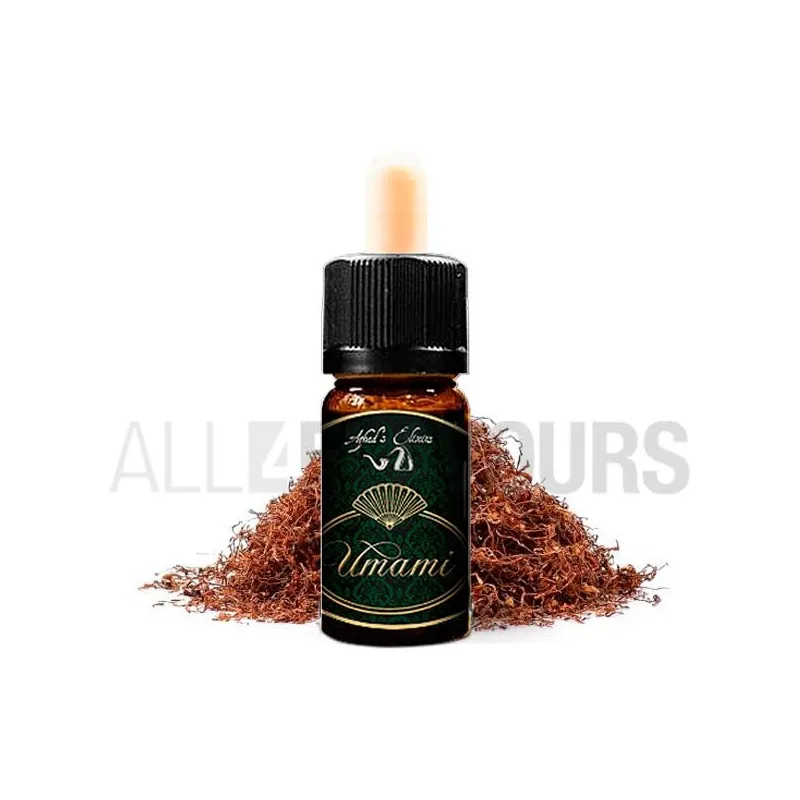 Extracto orgánico tabaco sin nicotina Umami 10 ml Azhads elixir sabor a tabaco Extracto orgánico tabaco sin nicotina Umami 10 ml Azhads elixir sabor a tabaco
