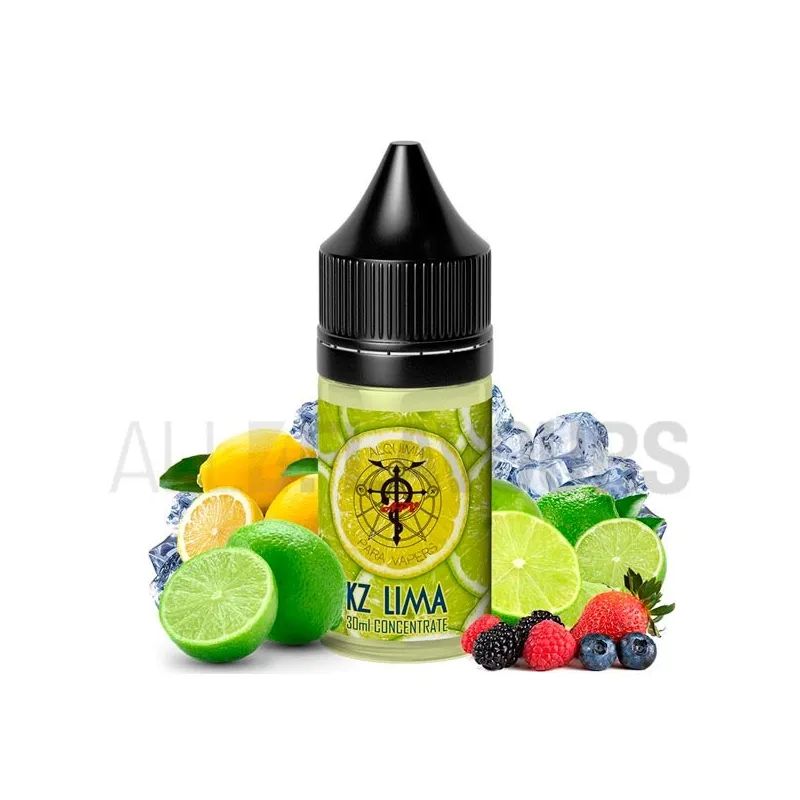 Concentrado vaper KZ lima 30ml de APV sin nicotina sabor cítricos Concentrado vaper KZ lima 30ml de APV sin nicotina sabor cítricos