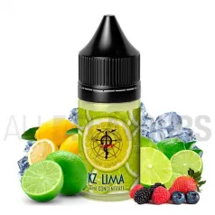 Concentrado vaper KZ lima 30ml de APV sin nicotina sabor cítricos