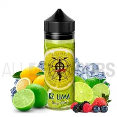 Líquido vaper KZ lima sin nicotina 100 ml con sabor a cítricos frescos