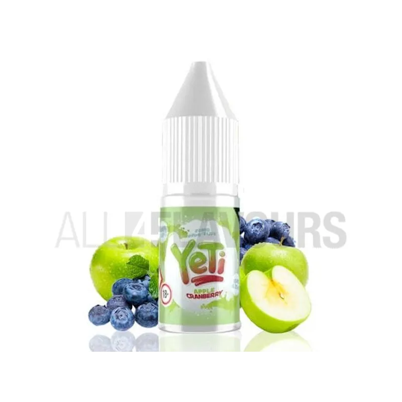 líquidos sales nicotina Apple Cranberry Yeti Salts con sabor a manzana verde y frío líquidos sales nicotina Apple Cranberry Yeti Salts con sabor a manzana verde y frío