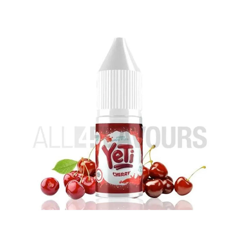 líquido sales nicotina con sabor a cerezas y frío Cherry Yeti Salts líquido sales nicotina con sabor a cerezas y frío Cherry Yeti Salts