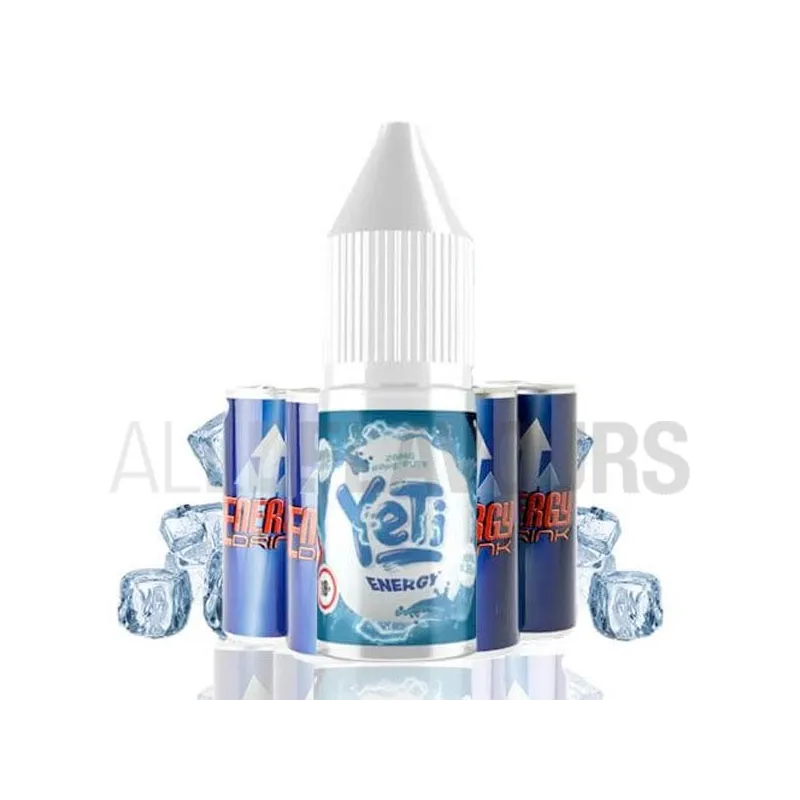 líquido sales nicotina sabor a bebida energética y final fresco Energy Yeti Salts líquido sales nicotina sabor a bebida energética y final fresco Energy Yeti Salts