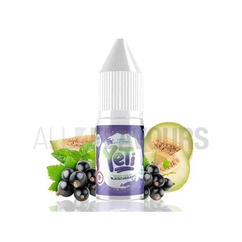 líquido con sales de nicotina sabor frutal y final fresco Honeydew Blackcurrant Yeti Salts líquido con sales de nicotina sabor frutal y final fresco Honeydew Blackcurrant Yeti Salts
