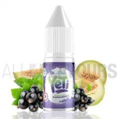 líquido con sales de nicotina sabor frutal y final fresco Honeydew Blackcurrant  Yeti Salts