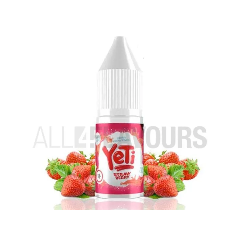 líquido con sales de nicotina Strawberry Yeti Salts con sabor a fresas frescas líquido con sales de nicotina Strawberry Yeti Salts con sabor a fresas frescas