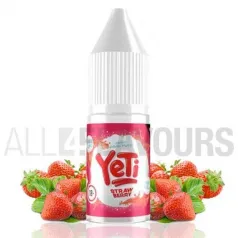 líquido con sales de nicotina Strawberry  Yeti Salts con sabor a fresas frescas