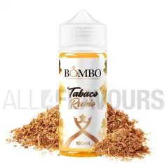 líquido vapeo sin nicotina tabaco rubio 100 ml de bombo