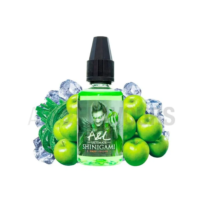 aroma vapeo sin nicotina shinigami sweet 30 ml marca A&L sabor frutal fresco aroma vapeo sin nicotina shinigami sweet 30 ml marca A&L sabor frutal fresco