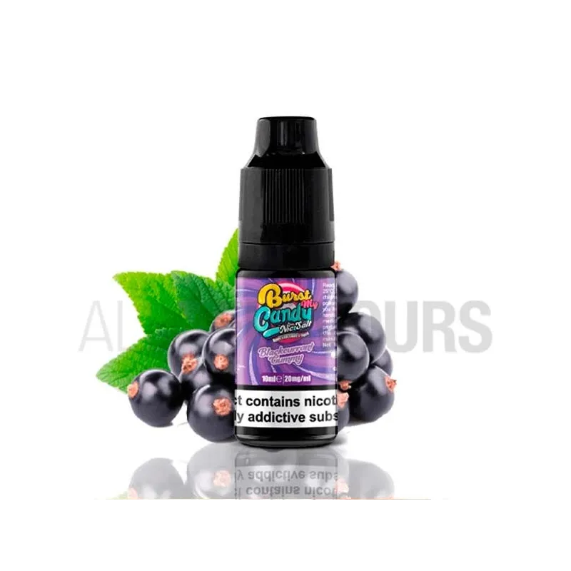 líquido sales nicotina con sabor a caramelos de grosella negra Burst my Candy