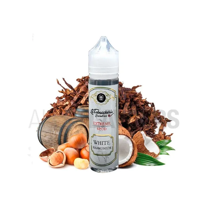 Extracto orgánico tabaco sin nicotina harmonium white 20 ml pod La Tabaccheria Extracto orgánico tabaco sin nicotina harmonium white 20 ml pod La Tabaccheria