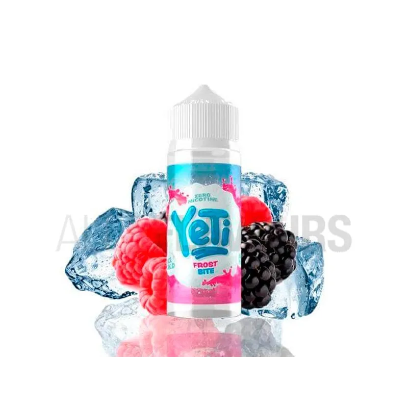 líquido vaper sin nicotina con sabor a frutos del bosque y hielo Frost Bite 100 ml Yeti ice líquido vaper sin nicotina con sabor a frutos del bosque y hielo Frost Bite 100 ml Yeti ice