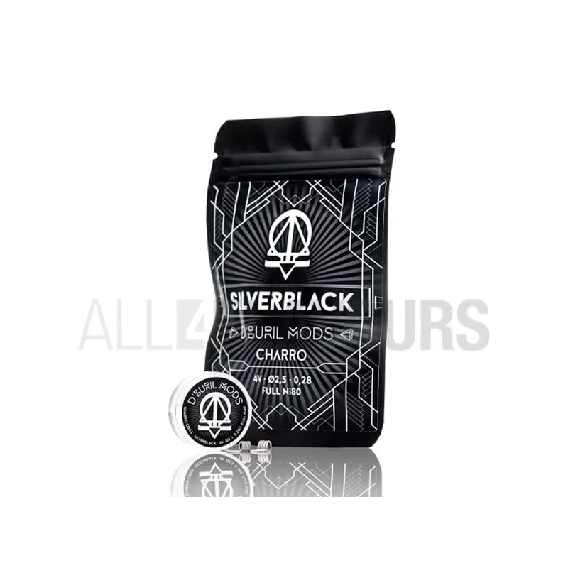 Resistencias artesanales Silverblack Single Ohm D’Buril & Charro Coils Resistencias artesanales Silverblack Single Ohm D’Buril & Charro Coils