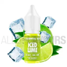 líquidos sales nicotina Iced Lime Essential Vape 10 ml 10/20 MG  Bombo