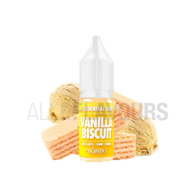 Líquido sales de nicotina Vanilla Biscuit Essential Vape 10 ml 10/20 MG Bombo Líquido sales de nicotina Vanilla Biscuit Essential Vape 10 ml 10/20 MG Bombo