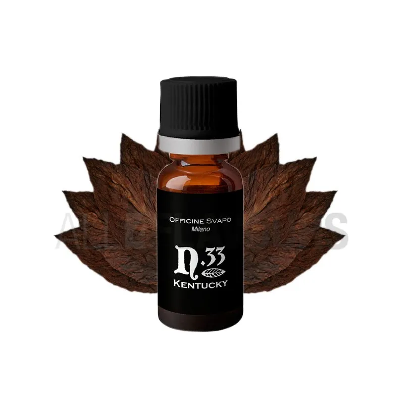 Extracto orgánico tabaco sin nicotina Kentucky 33 10 ml Officine Svapo Extracto orgánico tabaco sin nicotina Kentucky 33 10 ml Officine Svapo