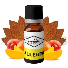Extracto orgánico tabaco sin nicotina Brebbia Allegro 10 ml Officine Svapo
