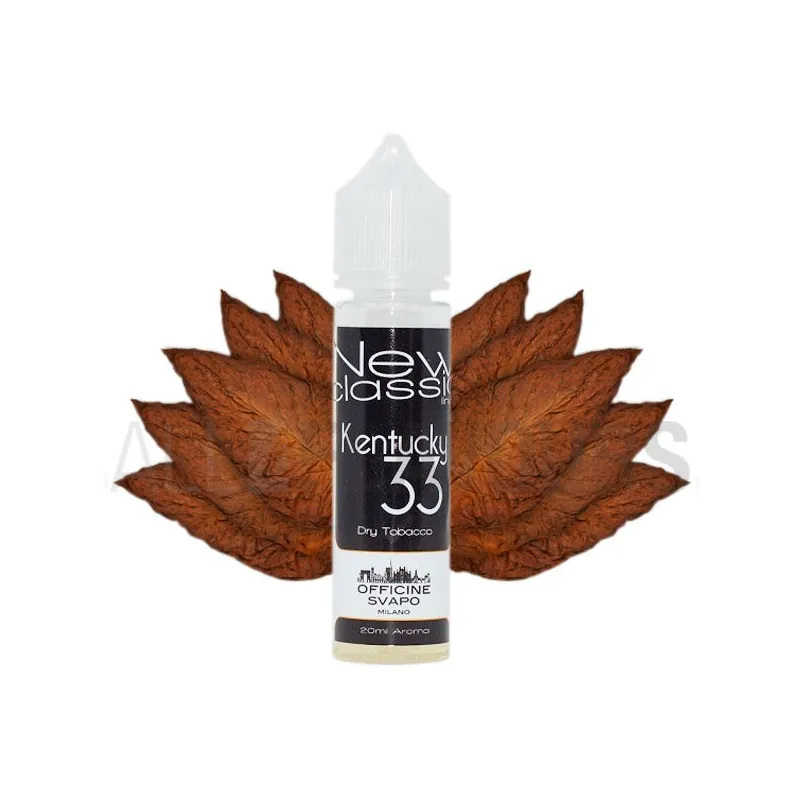 Extracto orgánico tabaco sin nicotina Kentucky New Classic 20 ml Officine Svapo Extracto orgánico tabaco sin nicotina Kentucky New Classic 20 ml Officine Svapo