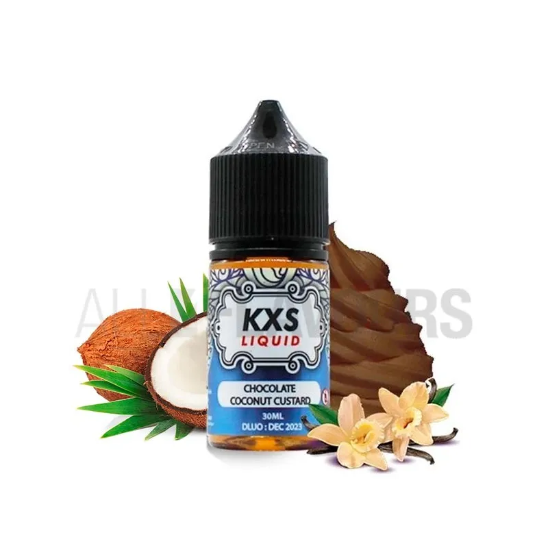 Chocolate Coconut Custard 30 ml KXS liquid aroma vaper para mezclar tus líquidos sabor a pastel coco y chocolate Chocolate Coconut Custard 30 ml KXS liquid aroma vaper para mezclar tus líquidos sabor a pastel coco y chocolate