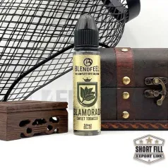 Líquido vaper sin nicotina Isla morada 50 ml bleenfeel 50 ml sabor tabaco tropical