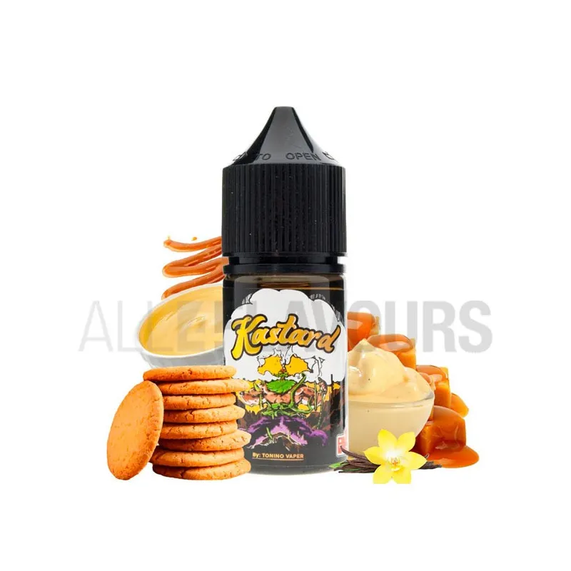Aroma vapeo con sabor a galletas con natillas y caramelo Kastard 30 ml Tonino Vaper Aroma vapeo con sabor a galletas con natillas y caramelo Kastard 30 ml Tonino Vaper