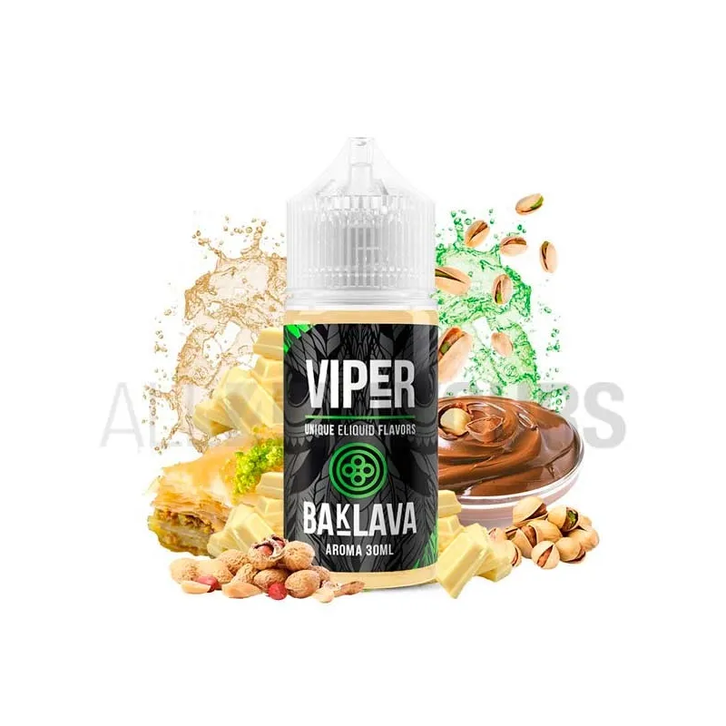 aroma vapeo sabor dulce sin nicotina para alquimia vaper Baklava 30 ml Viper Eliquid aroma vapeo sabor dulce sin nicotina para alquimia vaper Baklava 30 ml Viper Eliquid