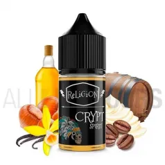 aroma vapeo sin nicotina Crypt 30 ml Religion sabor crema con nuez pecana