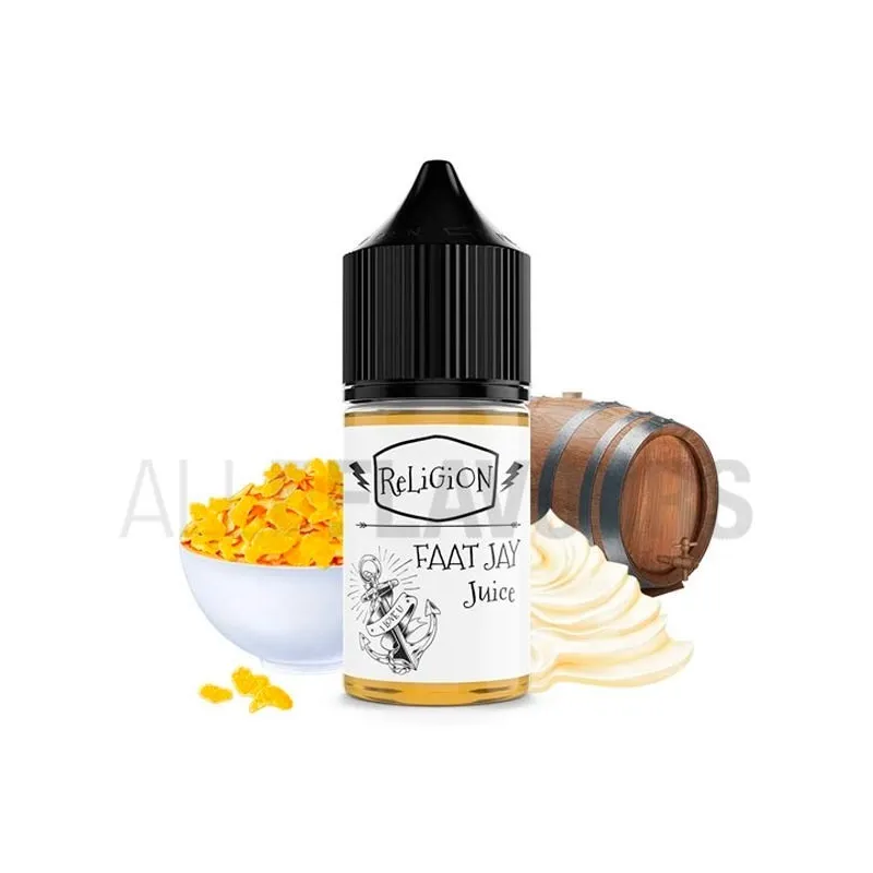 aroma vapeo sabor cereales con crema Faat Jay 30 ml Religion aroma vapeo sabor cereales con crema Faat Jay 30 ml Religion