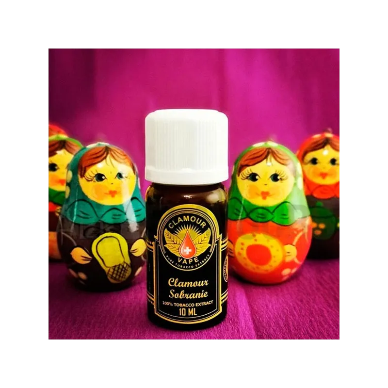 Extracto orgánico tabaco sin nicotina Sobranie 10ml Clamour Vape Extracto orgánico tabaco sin nicotina Sobranie 10ml Clamour Vape