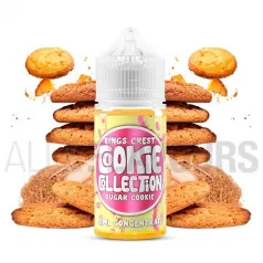 Líquido vapeo kings crest sugar cookie, sabor a galleta azucarada 100 ml