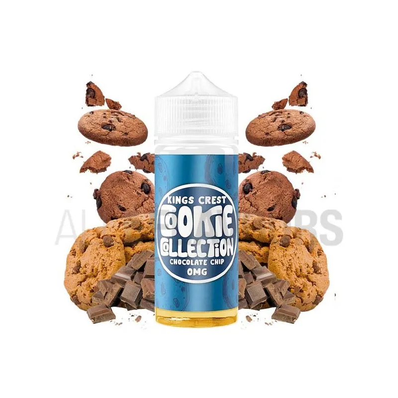 Líquido vapeo kings crest chocolate chip, sabor a galleta y chocolate 100 ml Líquido vapeo kings crest chocolate chip, sabor a galleta y chocolate 100 ml