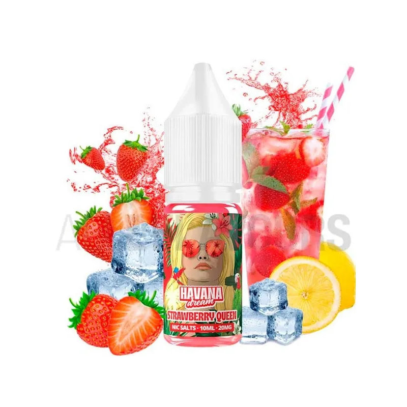 Líquido sales de nicotina Strawberry Queen 10 ml 10/20MG Havana Dream en diferentes graduaciones Líquido sales de nicotina Strawberry Queen 10 ml 10/20MG Havana Dream en diferentes graduaciones