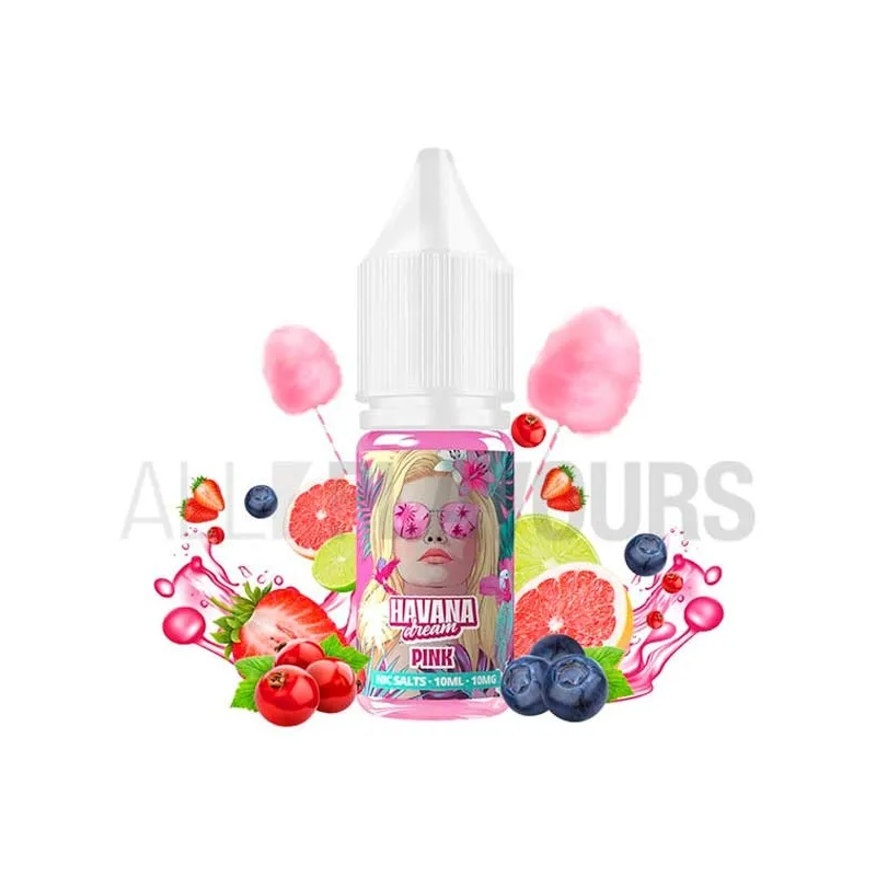 Líquido sales de nicotina sabor frutal Pink 10 ml 10/20MG Havana Dream Líquido sales de nicotina sabor frutal Pink 10 ml 10/20MG Havana Dream
