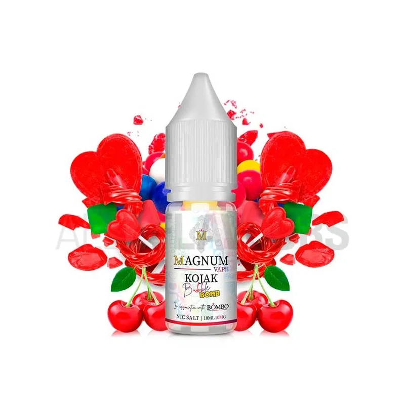 Líquido sales de nicotina con sabor a piruleta Kojak 10 ml 10/20 MG Magnum Vape Líquido sales de nicotina con sabor a piruleta Kojak 10 ml 10/20 MG Magnum Vape