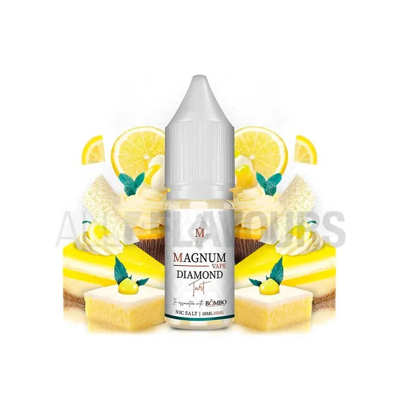 líquido sales de nicotina con sabor a tarta de limón Diamond Tart 10 ml 10/20 MG Magnum Vape líquido sales de nicotina con sabor a tarta de limón Diamond Tart 10 ml 10/20 MG Magnum Vape