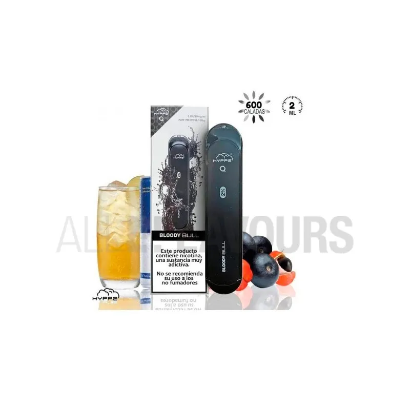 Pod desechable Bloody Bull 20mg Hyppe Q