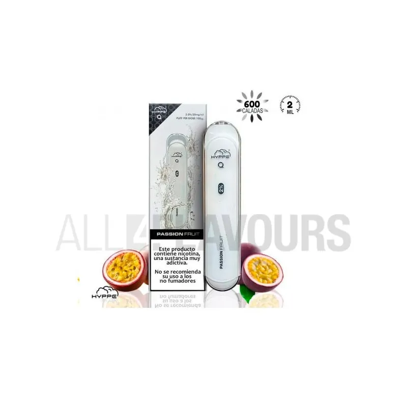 Pod desechable Passion Fruit 20mg Hyppe Q