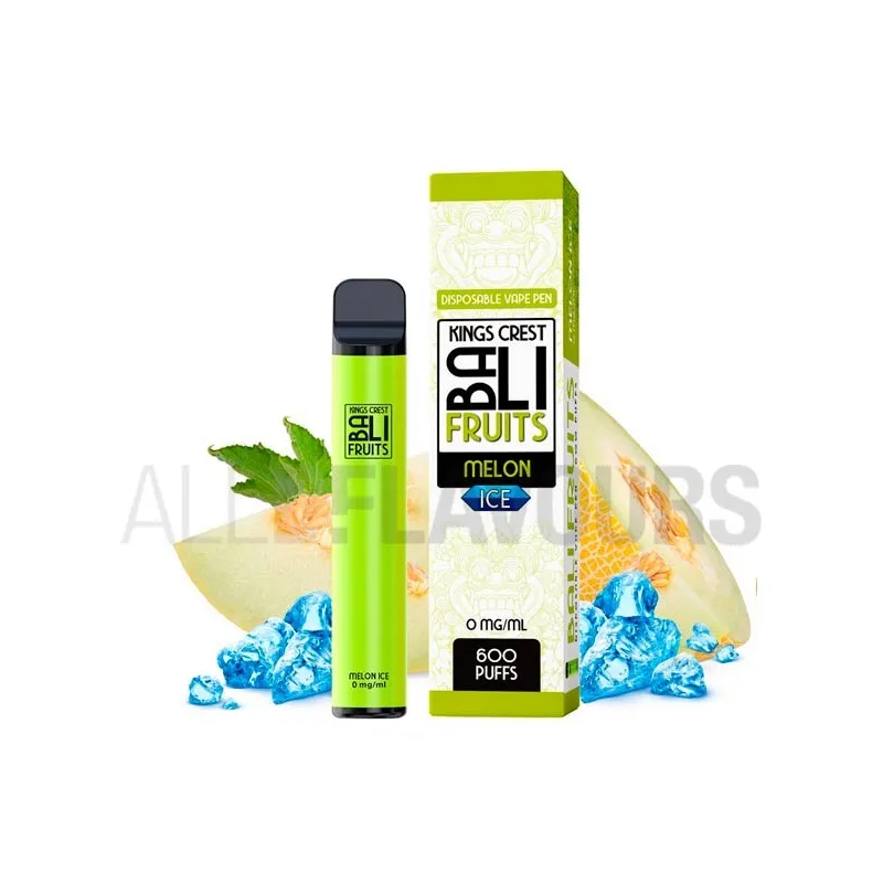 Vape desechable con sabor a melón con efecto frío marca Bali Fruits Vape desechable con sabor a melón con efecto frío marca Bali Fruits