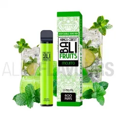 Vape desechable con sabor a mojito marca Bali Fruits
