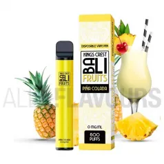 Vape desechable con sabor a piña colada marca Bali Fruits