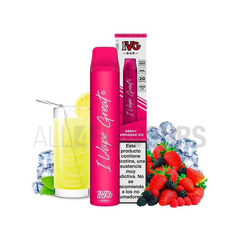 Pod Desechable Berry Lemonade Ice IVG