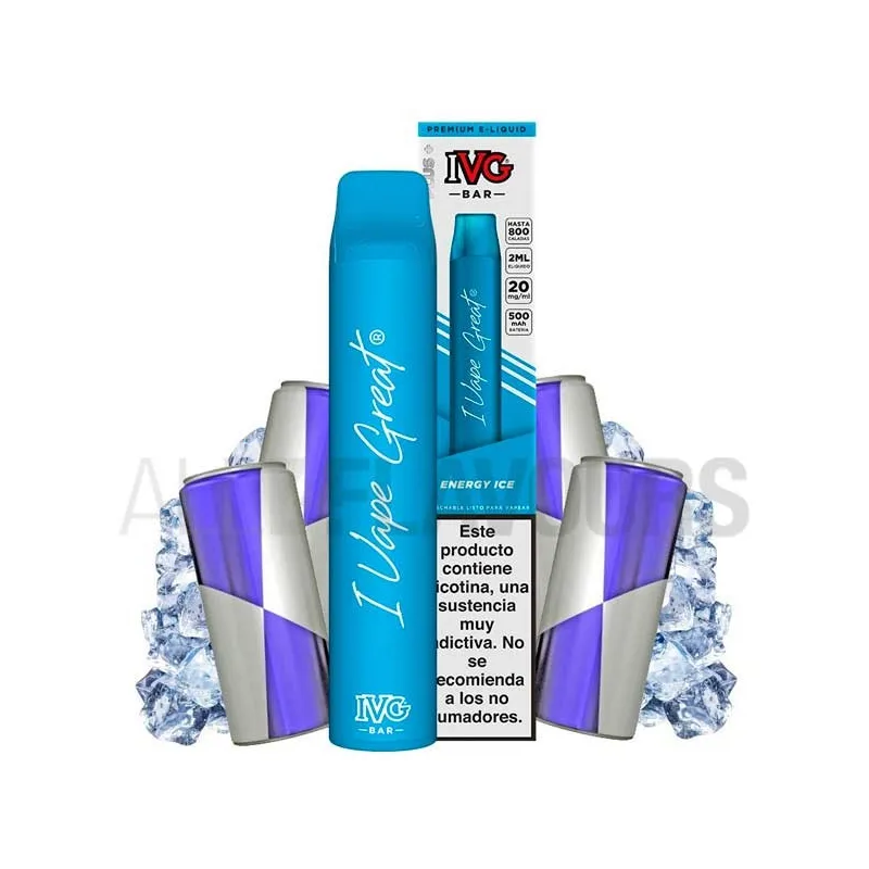 Pod Desechable Energy Ice IVG